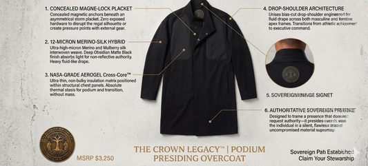 THE CROWN LEGACY™ | PODIUM PRESIDING OVERCOAT